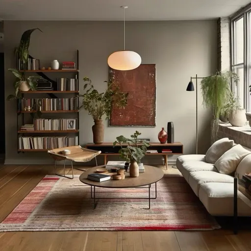 Modern Industrial Living Room
